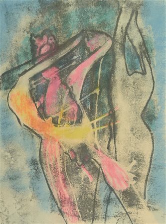 Sebastian Matta (Santiago, 1911 - Tarquinia, 2002) Senza titolo Acquaforte...