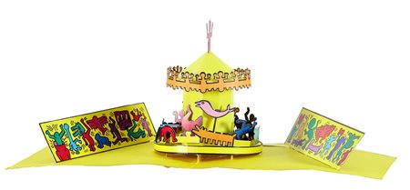 Keith Haring (Pennsylvania, 1958 - New York, 1990) Luna Luna Karussel, A...