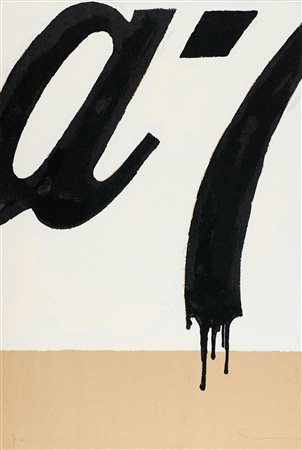 Mario Schifano (Homs, 1934 - Roma, 1998) Senza titolo 1983 Serigrafia su...