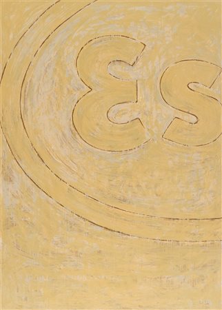 Mario Schifano (Homs, 1934 - Roma, 1998) Esso Serigrafia su carta cm. 120x100...