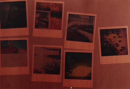 Mario Schifano (Homs, 1934 - Roma, 1998) Polaroid Serigrafia su pvc cm. 45x66...