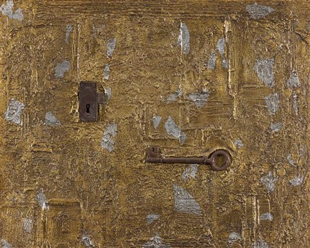 Elio Marchegiani (Siracusa, 1929) Un amore impossibile (chiave e serratura)...