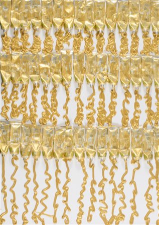 Arman (Nizza, 1928 - New York, 2005) Senza titolo 2001 Tubi di colori su tela...