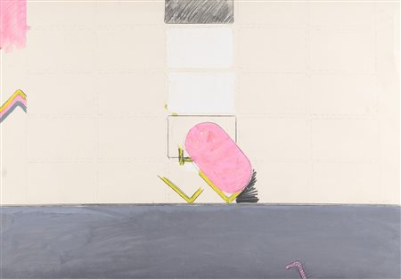 Rodolfo Aricò (Milano, 1930 - 2002) Senza titolo 1965 Tempera su carta cm....