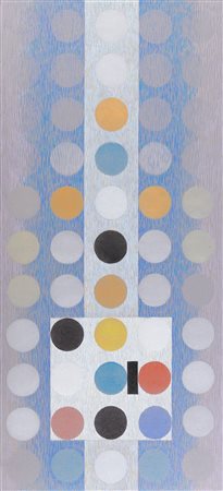 Carlo Nangeroni (New York, 1922 - Savona, 2018) Accentrato 1995 Acrilico su...