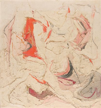 Piero Sadun (Siena, 1919 - 1974) Senza titolo 1962 Olio su tela cm. 115x105...