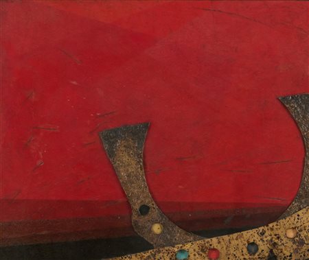 Roberto Crippa (Monza (Mi), 1921 - Bresso (Mi), 1972) Pietra miliare 1970...