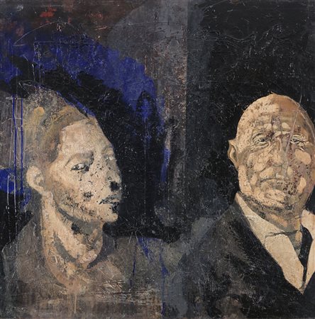 Tarik Berber (Banjaluka, 1980) Senza titolo 2009 Tecnica mista e olio su tela...