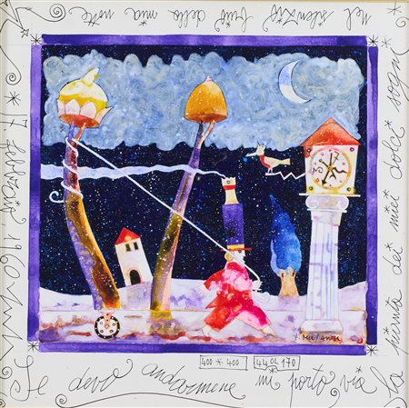 Francesco Musante (Genova, 1950) Se devo andarmene mi porto via la pianta......