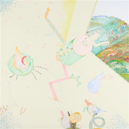 Luca Alinari (Firenze, 1943 - Firenze, 2019) Senza titolo Olio e grafite su...