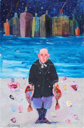 Antonio Possenti (Lucca, 1933 - Lucca, 2016) Senza titolo 2010 Olio su...