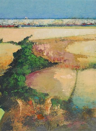 Sergio Scatizzi (Gragnano (Lu), 1918 - Firenze, 2009) Paesaggio di maremma...