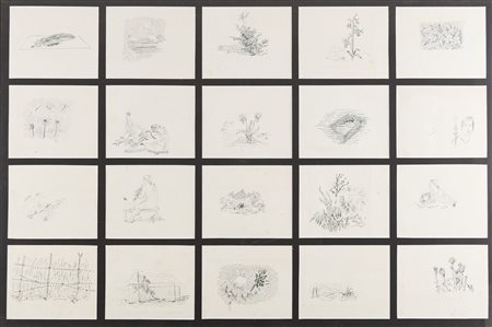 Giacomo Manzù (Bergamo, 1908 - Ardea (Rm), 1991) Studi preparatori per i...