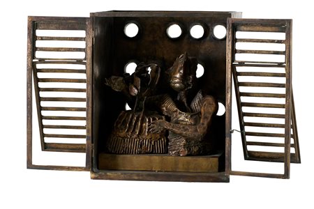 Luciano Minguzzi (Bologna, 1911 - 2004) Bozzetto per i coniugi del n. 7 1972...