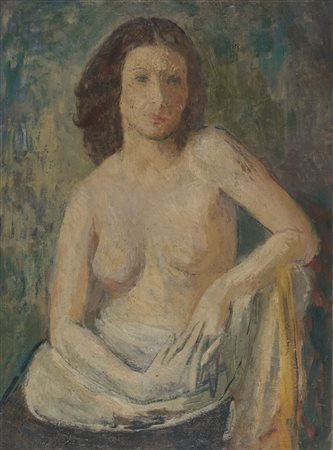 Mauro Reggiani (Nonentola (Mo), 1897 - Milano, 1980) Nudo 1930-32 Olio su...