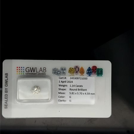 DIAMANTE NATURALE 1.14 CARATI