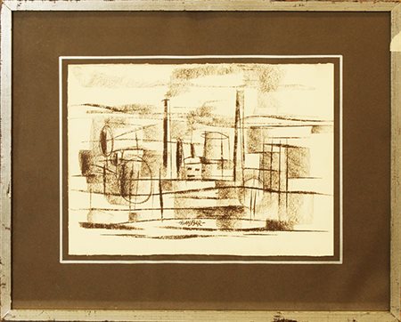 GIANBAR, "Fabbriche", 1972