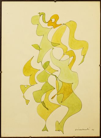 DELAURENTI, "Composizione astratta", 1993