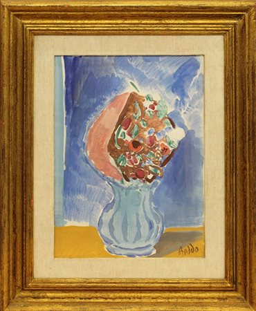 GASTONE BREDDO, "Vaso azzurro"