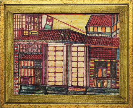 ALIGI SERRA, "Architetture", anni '70