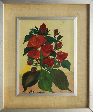 R. SEMINARA, "Mazzo di rose", 1984