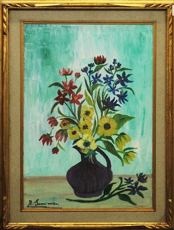 R. SEMINARA, "Vaso di fiori", anni '80