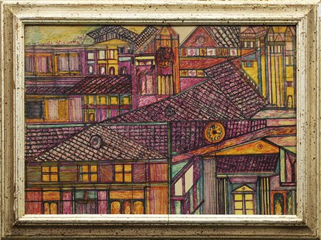 ALIGI SERRA, "Architetture", anni '70