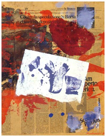 LUIGI MONTANARINI Firenze 1906 – Roma 1998 Senza titolo 1982 Pittura su...