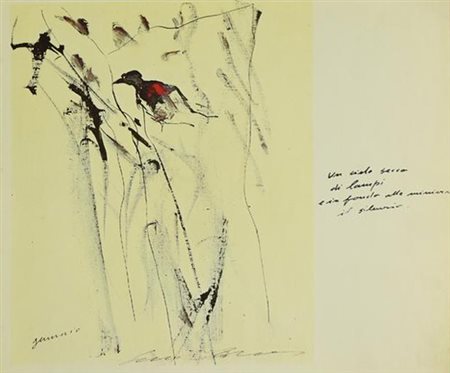 Ernesto Treccani SENZA TITOLO riproduzione fotolitografica su carta, cm 32x34...