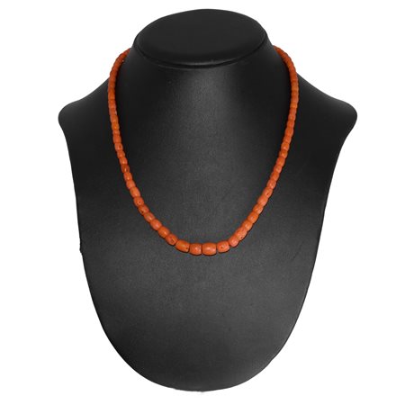 Collana in corallo grezzo