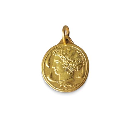 Medaglietta in oro 750