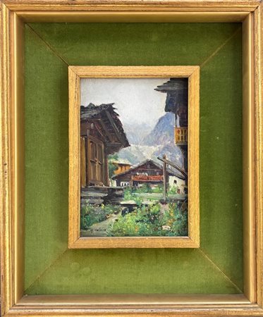 Giovanni Colmo Torino 1867 – 1947 Baite in val d'ayas
