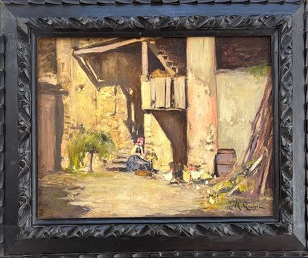 Mario Gachet Torino 1879 – 1981 Nella corte