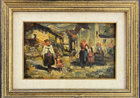 Amleto Secchia Mirandola (MO) 1892 - Milano 1954 La passeggiata