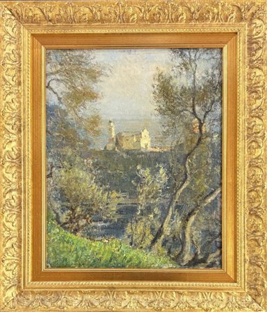 Lidio Ajmone Coggiola (bi) 1884 - Andezeno (to) 1945 Nostra signora della guardia, Varazze