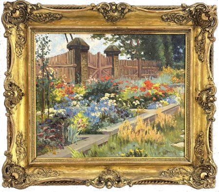 Filippo Vacchetti Carrù 1873 - Torino 1945 Fioritura primaverile