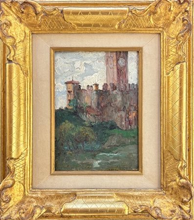 Giovanni Depetris Torino 1890 – 1940 Un angolo al castello di valeggio