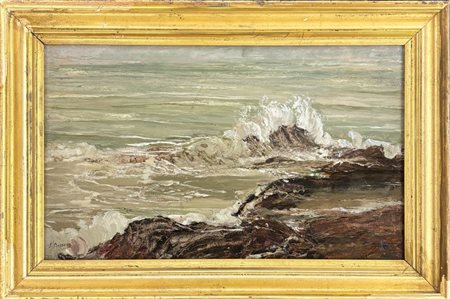 Stefano Bersani Melegnano 1872 - Lora 1914 Scogli a sant’Ampelio, Bordighera