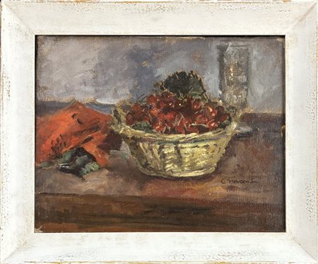 Cesare Monti Brescia 1891 - Bellano 1959 La cesta delle ciliegie