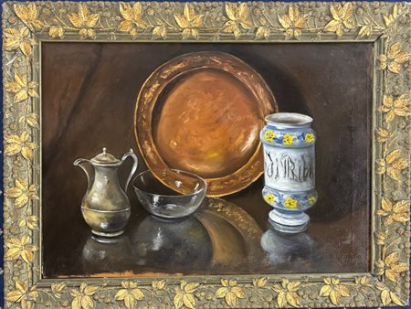 Donnino Pozzi Fontanellato 1894 - Parma 1946 Natura morta