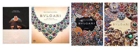 Tre monografie illustrate dedicate alla maison Bulgari, insieme al catalogo...