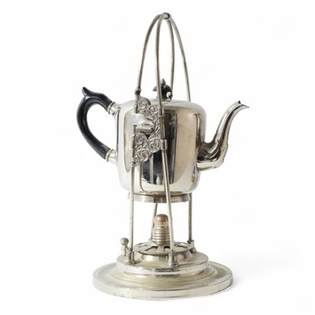 Bollitore in sheffield Inghilterra, Inizi del XX secolo Completo di sostegno...