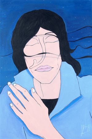 FOGACCI RUBENS (Bologna 1979) "Morfeo" 2015 Acrilico su tela cm. H: 60.00 L:...