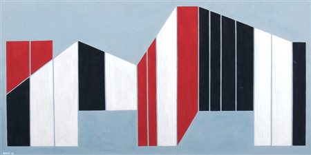 NATIVI GUALTIERO (Pistoia 1921 - Siena 1999) "Senza titolo" 1949 Tempera su...