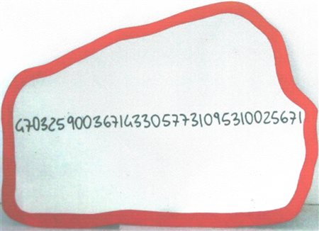 PISTOLETTO MICHELANGELO (Biella 1933) "Frattale rosso" 1999/2000 Specchio cm....