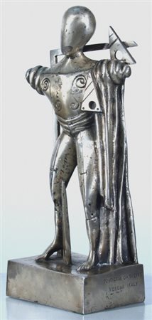 DE CHIRICO GIORGIO (Volos 1888 - Roma 1978) "Trovatore" 1968 Scultura in...