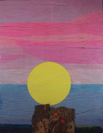 CRIPPA ROBERTO (Monza 1921 - Bresso 1972) "Senza titolo" 1970 Collage su...