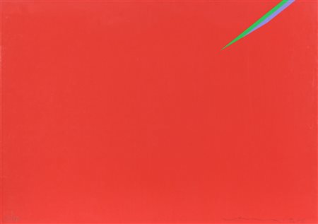 Chin Hsiao Omaggio alla grande guida, 1978 serigrafia su carta, cm. 49x69,...