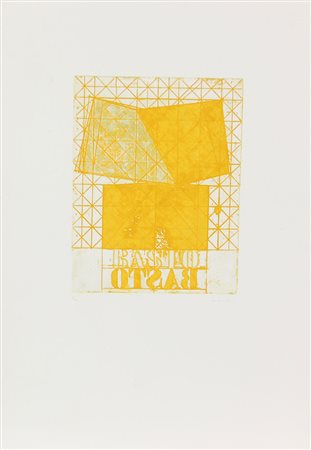 Pomodoro Giò Basto, 1977-1978 incisione su carta, cm. 69x49 (lastra cm....