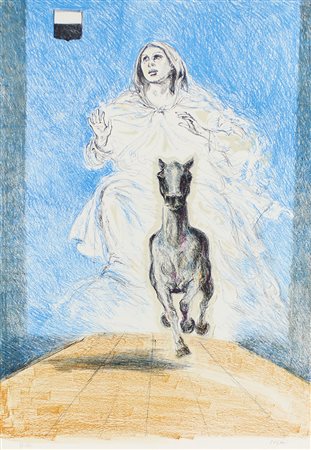 AA.VV. cartella contenente 4 litografie di Alberto Sughi, Ernesto Treccani,...